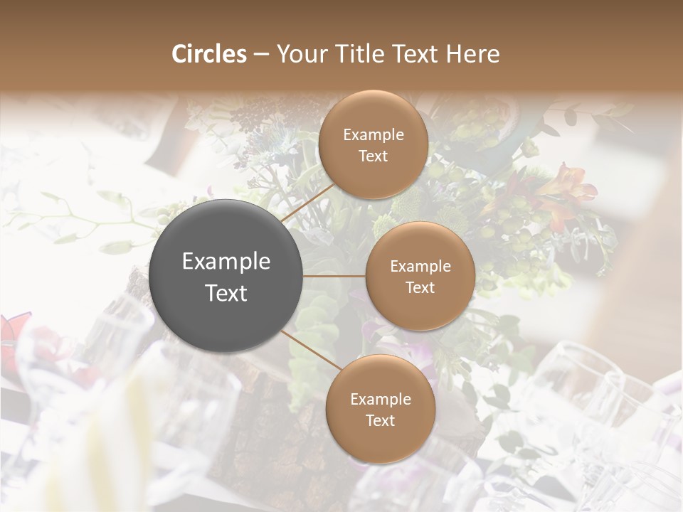 Beautiful Scenery Bouquet PowerPoint Template