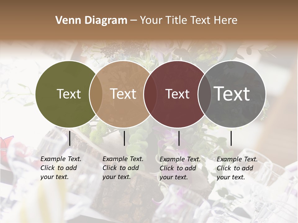 Beautiful Scenery Bouquet PowerPoint Template