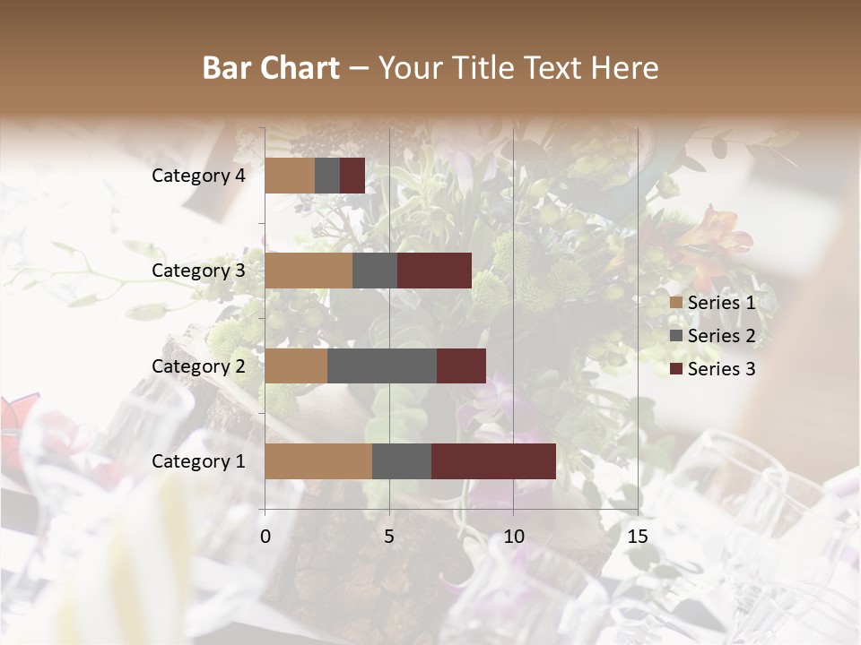 Beautiful Scenery Bouquet PowerPoint Template