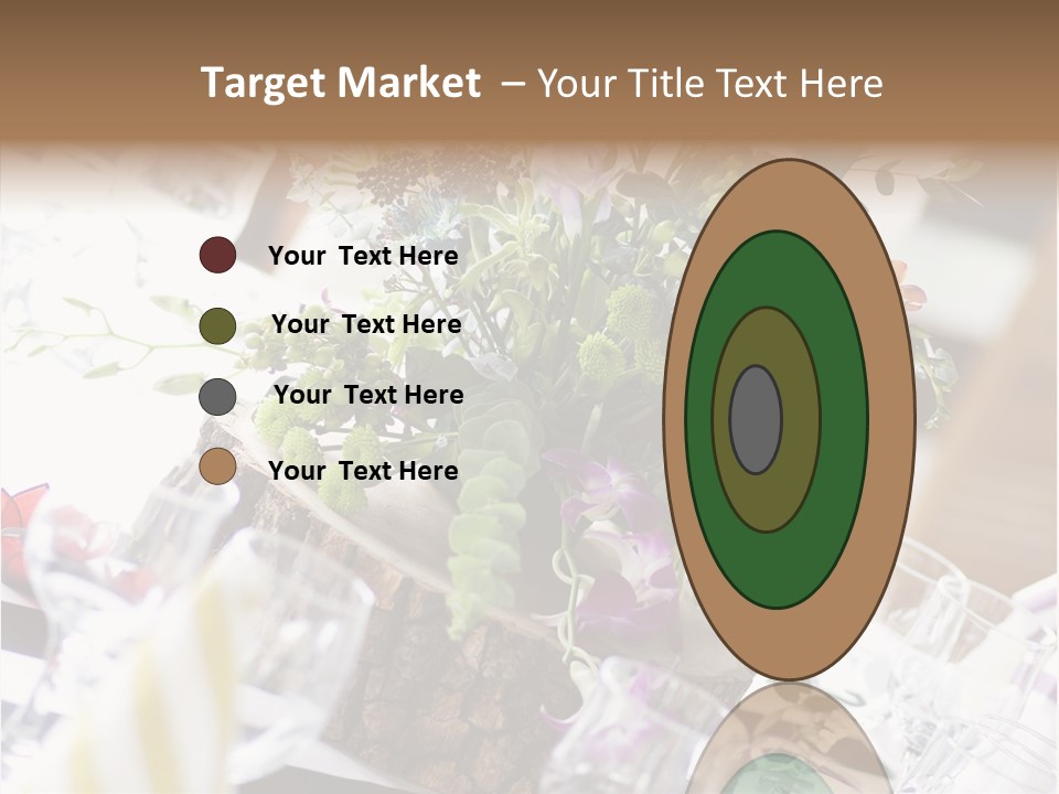 Beautiful Scenery Bouquet PowerPoint Template