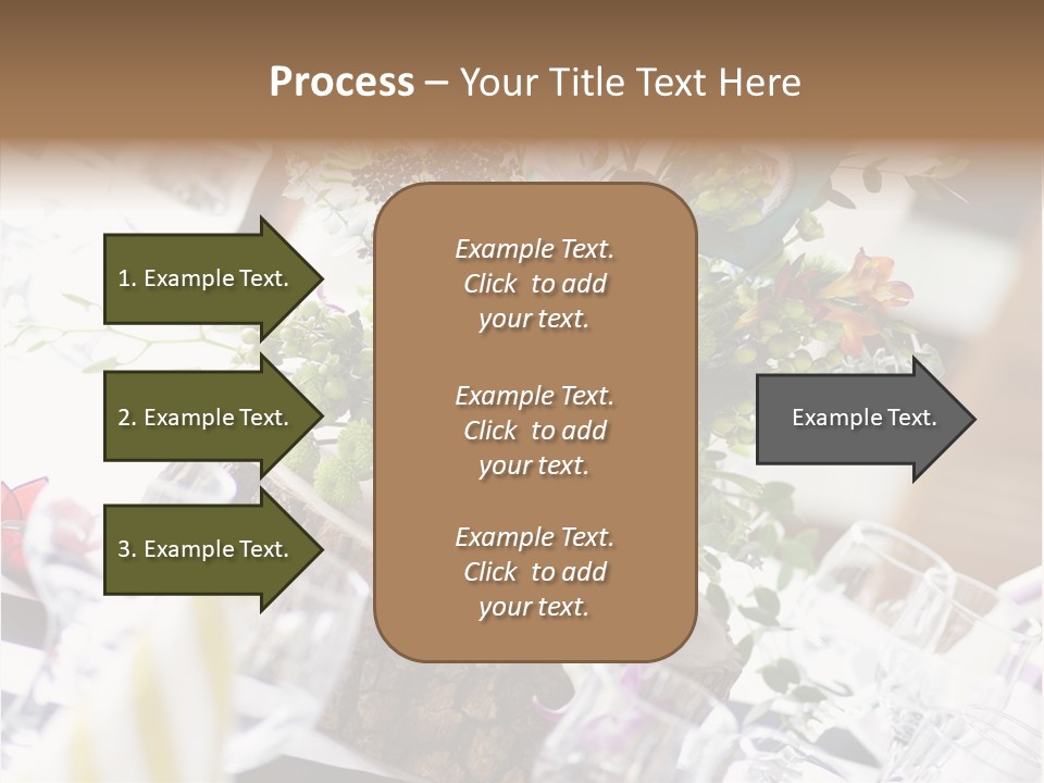 Beautiful Scenery Bouquet PowerPoint Template