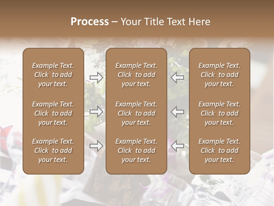 Beautiful Scenery Bouquet PowerPoint Template