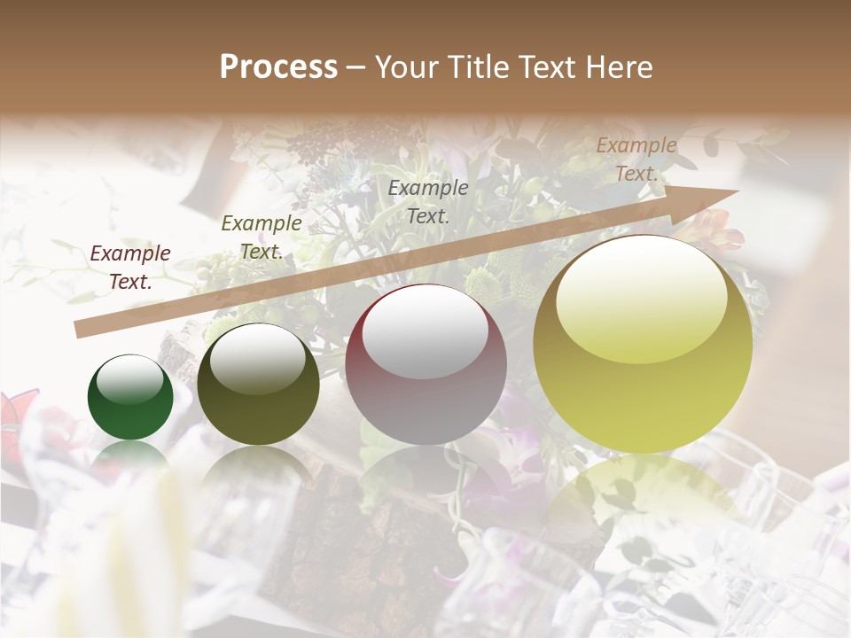 Beautiful Scenery Bouquet PowerPoint Template