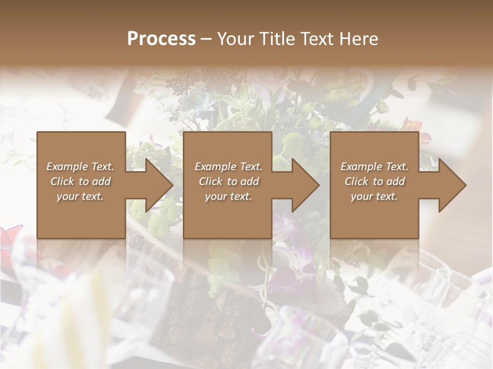 Beautiful Scenery Bouquet PowerPoint Template