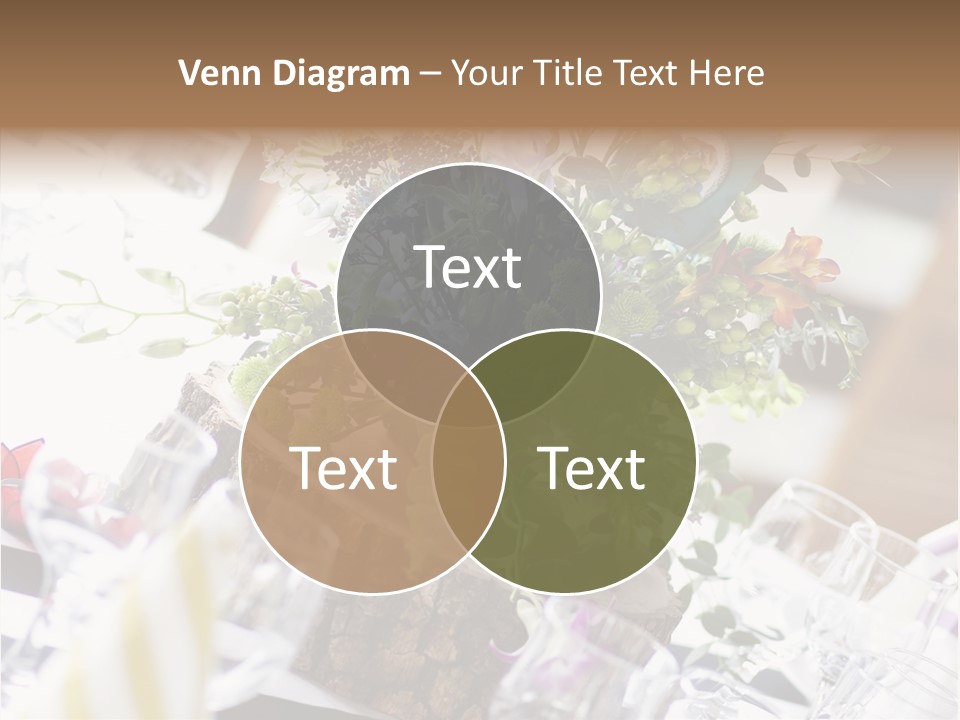 Beautiful Scenery Bouquet PowerPoint Template