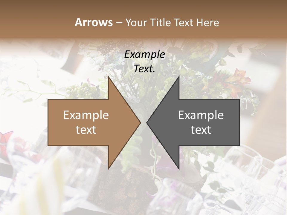 Beautiful Scenery Bouquet PowerPoint Template