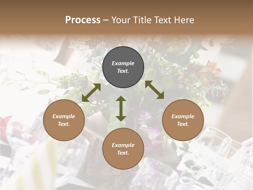 Beautiful Scenery Bouquet PowerPoint Template