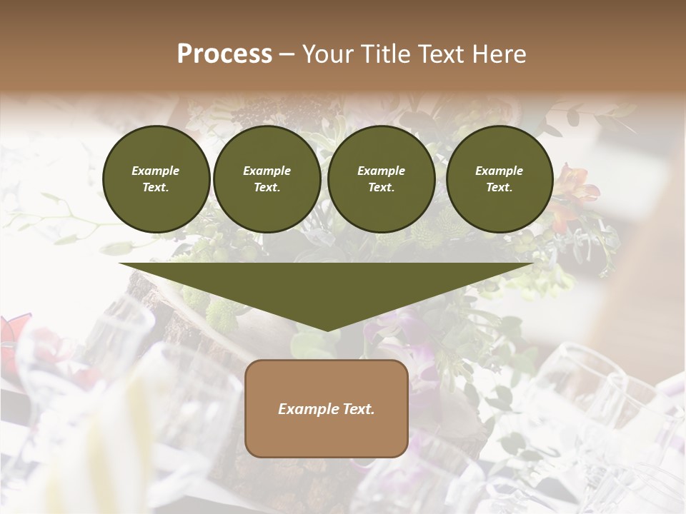 Beautiful Scenery Bouquet PowerPoint Template