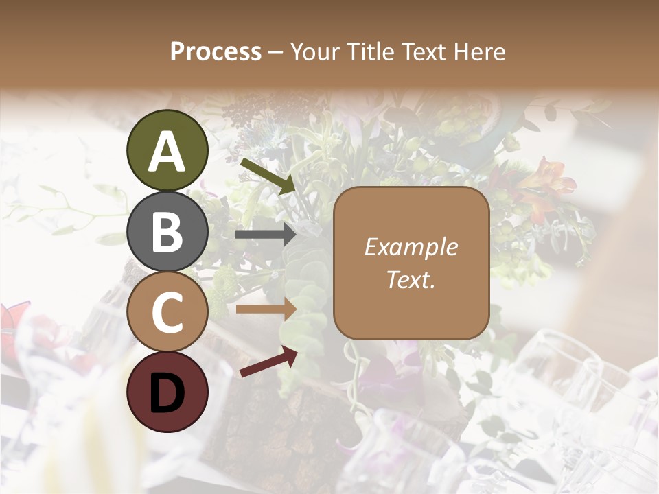 Beautiful Scenery Bouquet PowerPoint Template