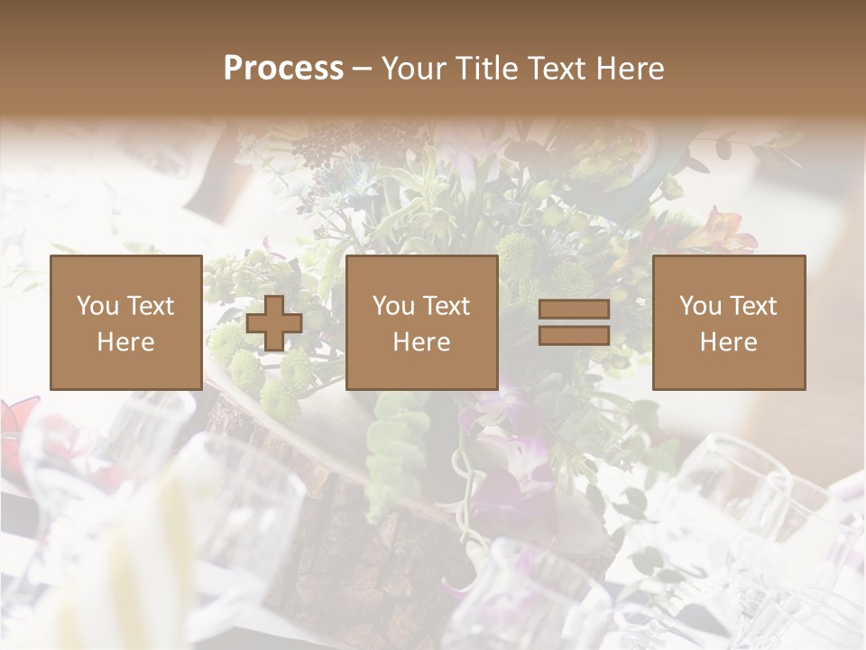 Beautiful Scenery Bouquet PowerPoint Template