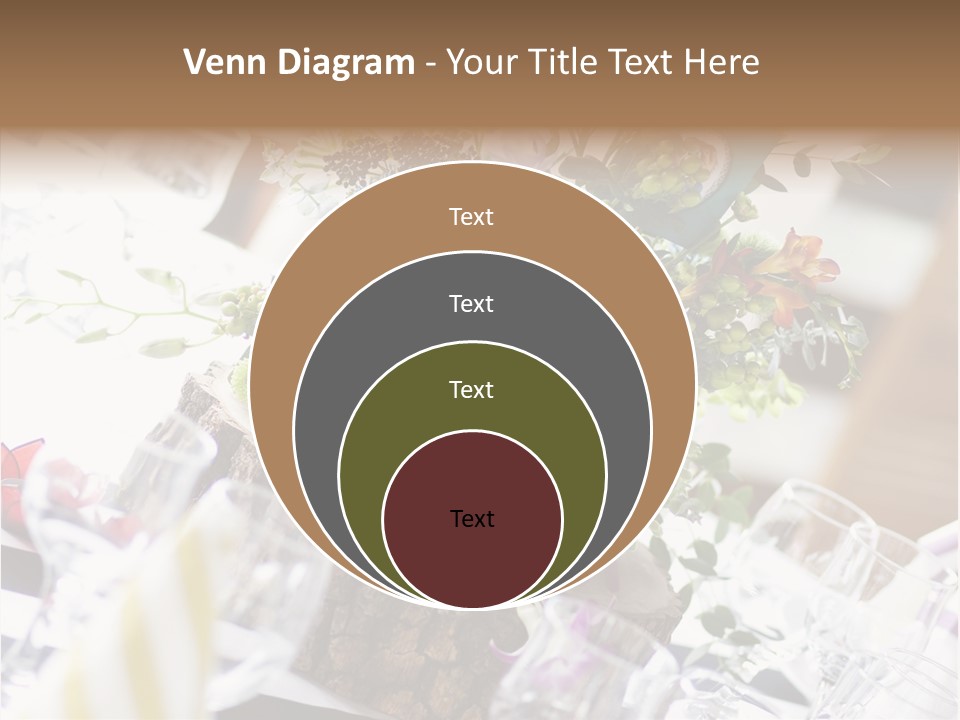 Beautiful Scenery Bouquet PowerPoint Template