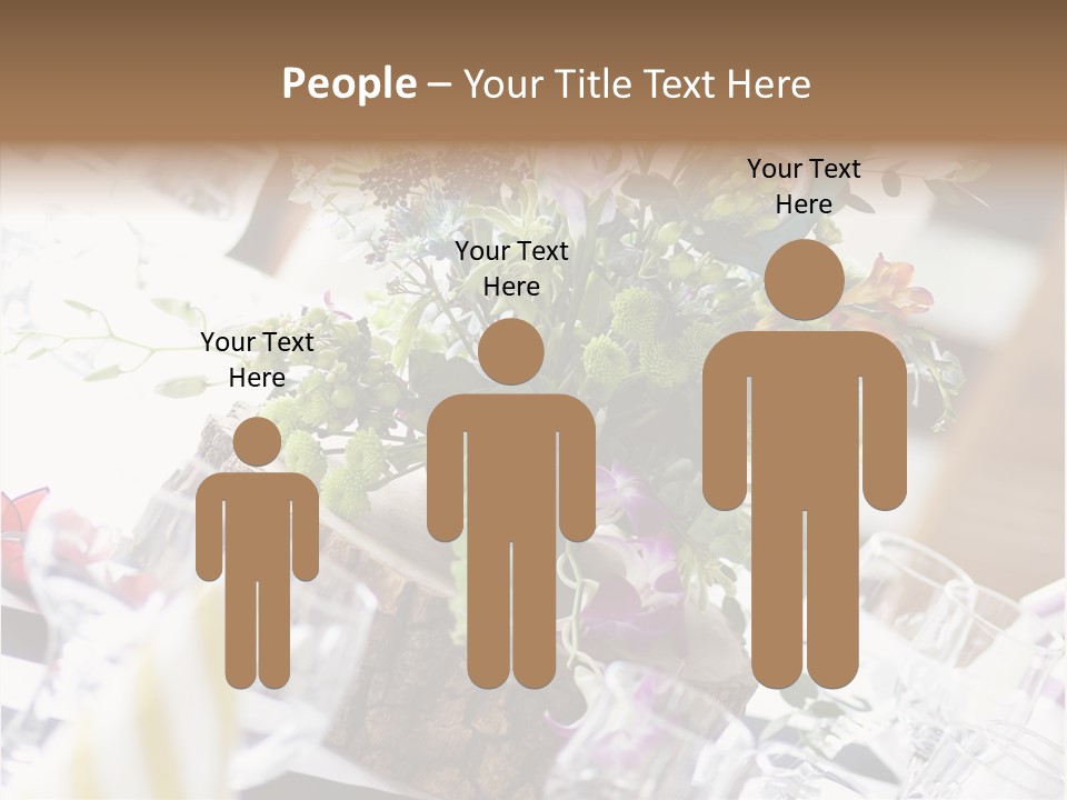 Beautiful Scenery Bouquet PowerPoint Template