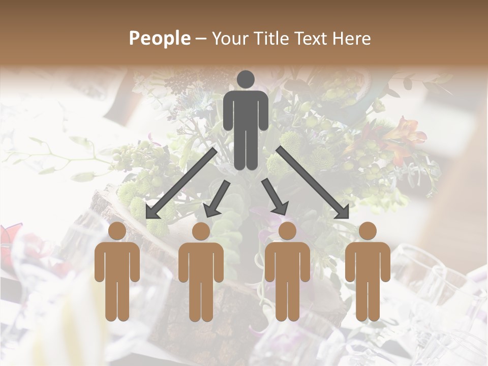 Beautiful Scenery Bouquet PowerPoint Template