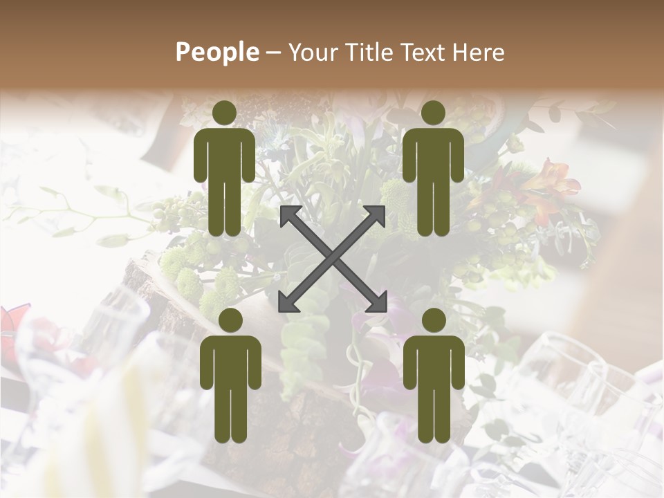 Beautiful Scenery Bouquet PowerPoint Template