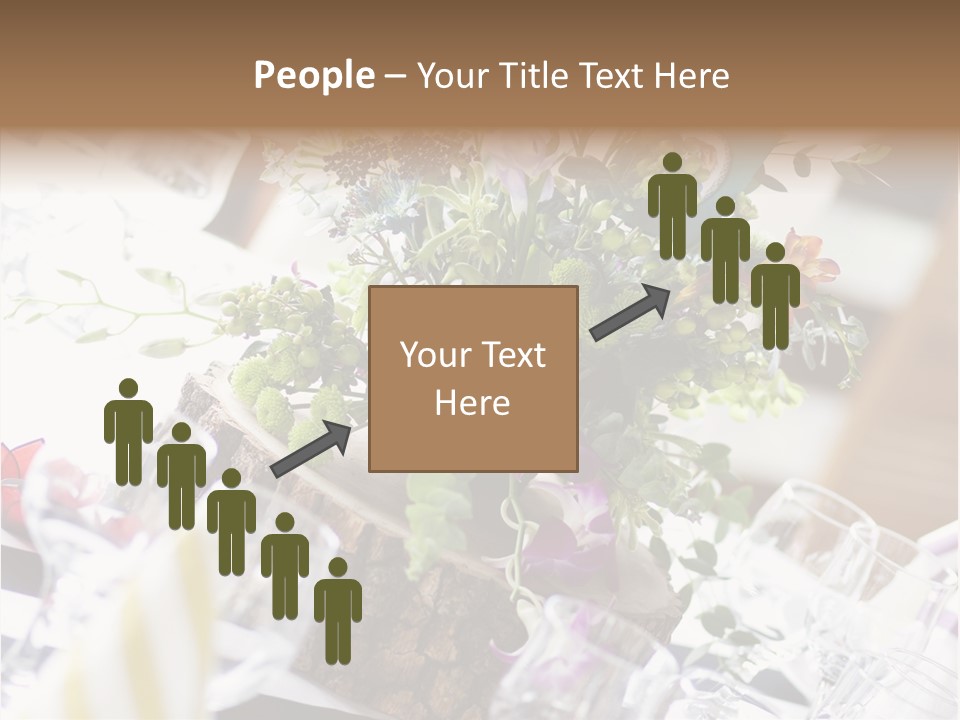 Beautiful Scenery Bouquet PowerPoint Template