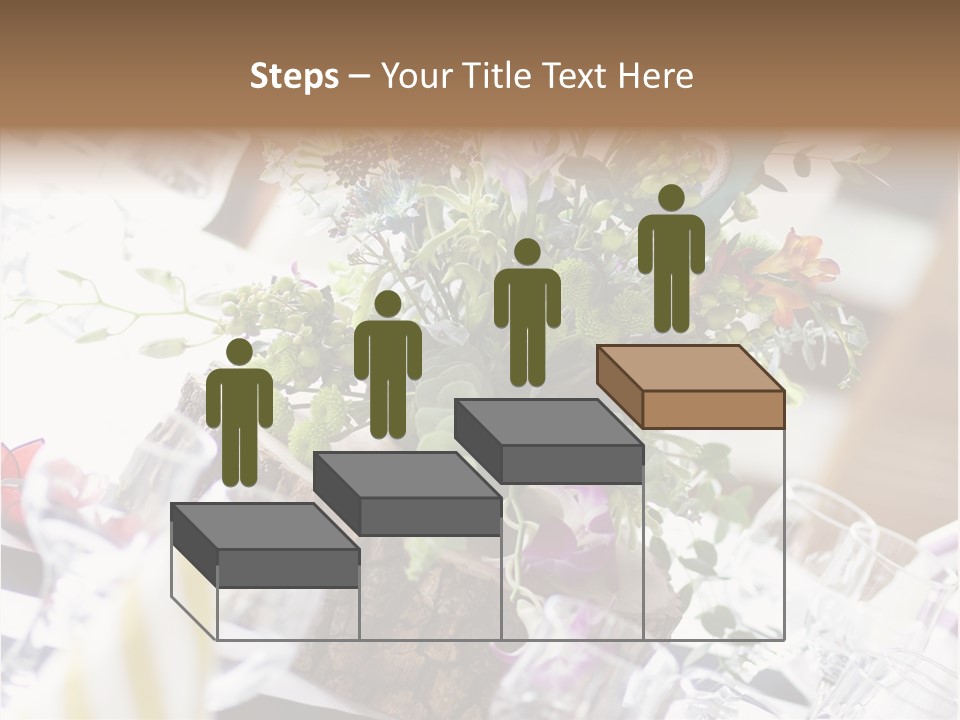 Beautiful Scenery Bouquet PowerPoint Template