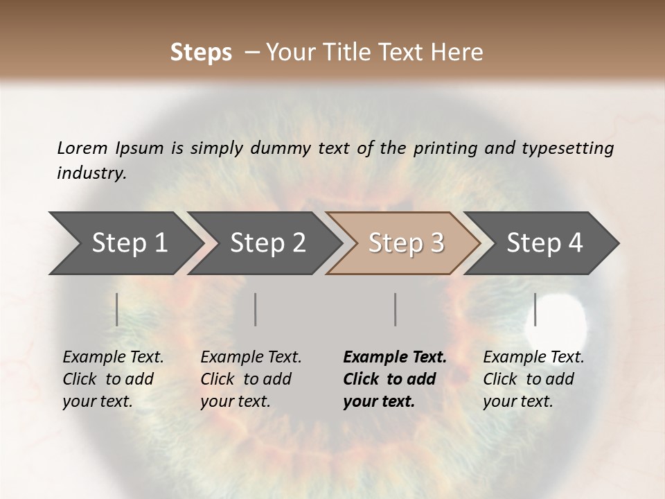 Sight Backdrops Closeup PowerPoint Template