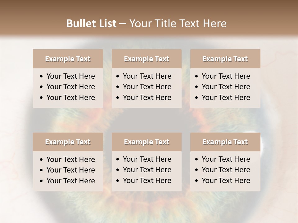 Sight Backdrops Closeup PowerPoint Template