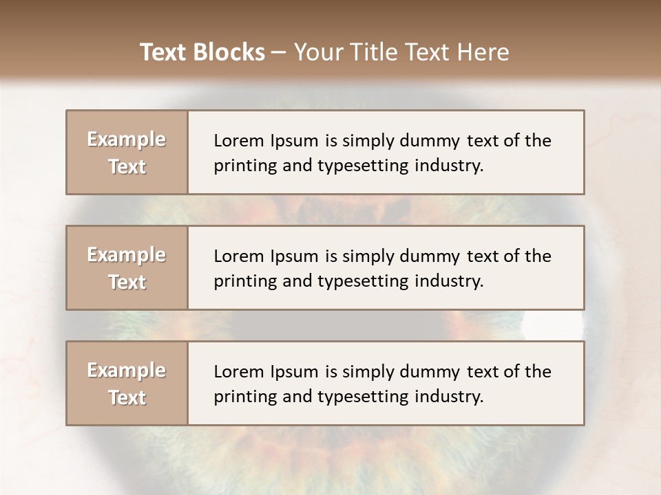 Sight Backdrops Closeup PowerPoint Template