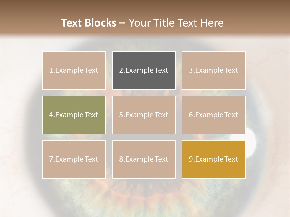 Sight Backdrops Closeup PowerPoint Template