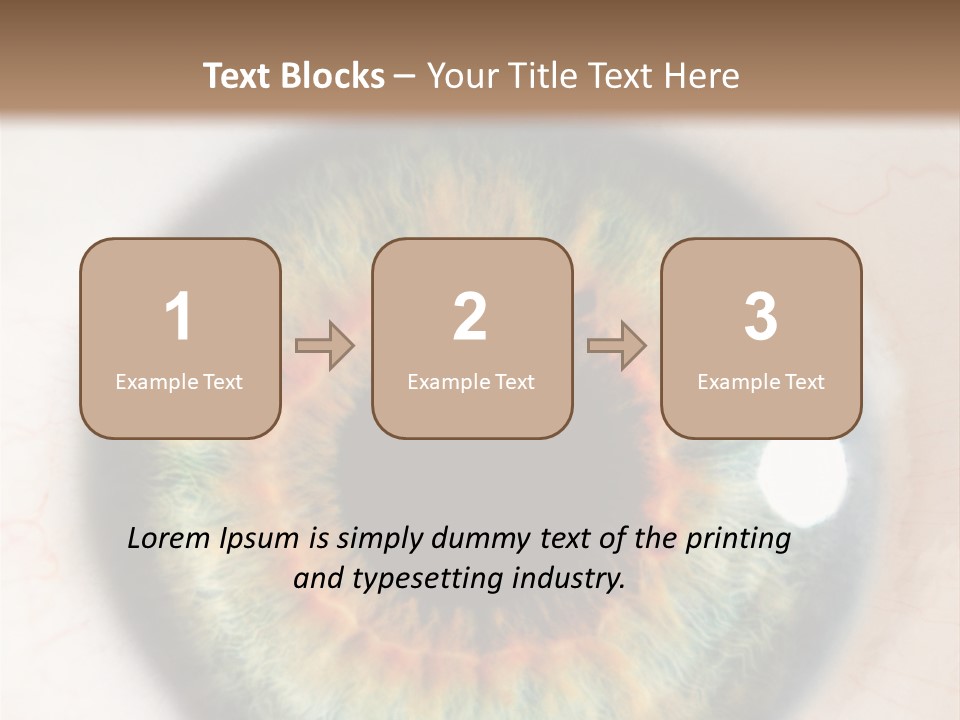 Sight Backdrops Closeup PowerPoint Template