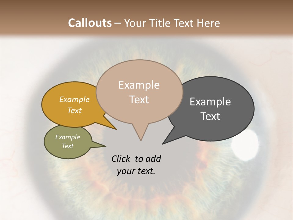 Sight Backdrops Closeup PowerPoint Template