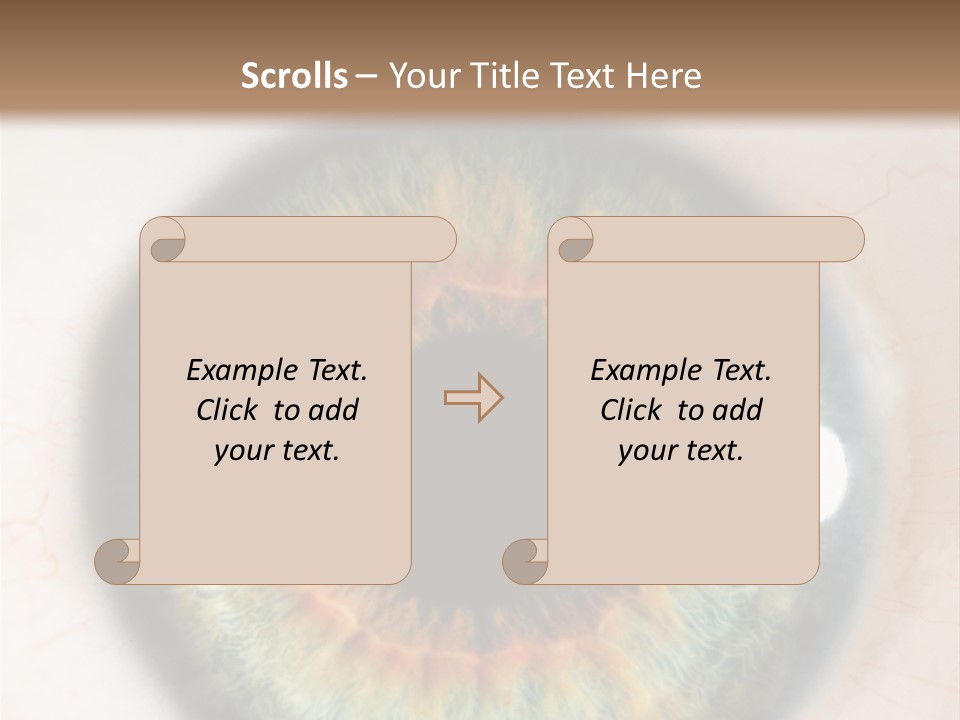 Sight Backdrops Closeup PowerPoint Template