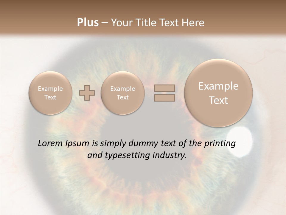 Sight Backdrops Closeup PowerPoint Template