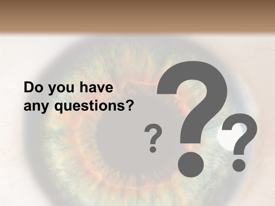 Sight Backdrops Closeup PowerPoint Template