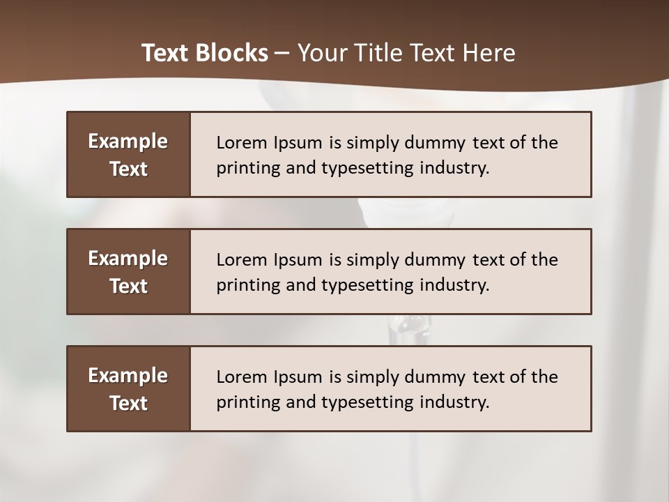 Hospital Physician Hope PowerPoint Template