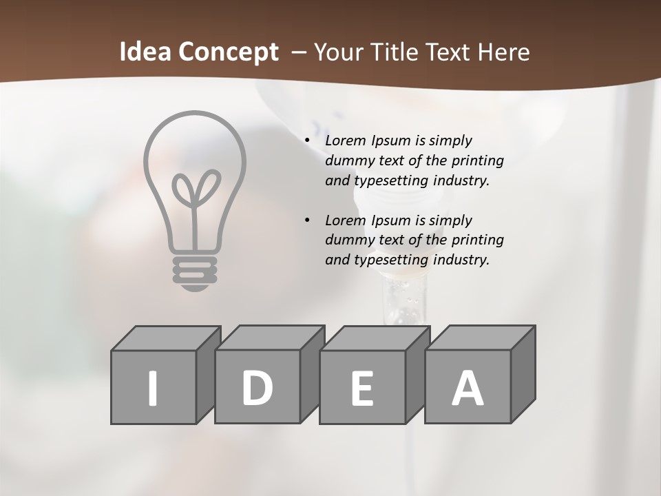 Hospital Physician Hope PowerPoint Template