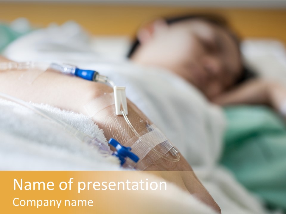 Hospital Physician Hope PowerPoint Template