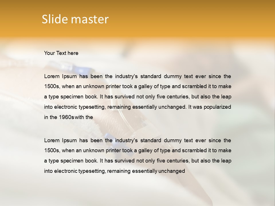 Hospital Physician Hope PowerPoint Template