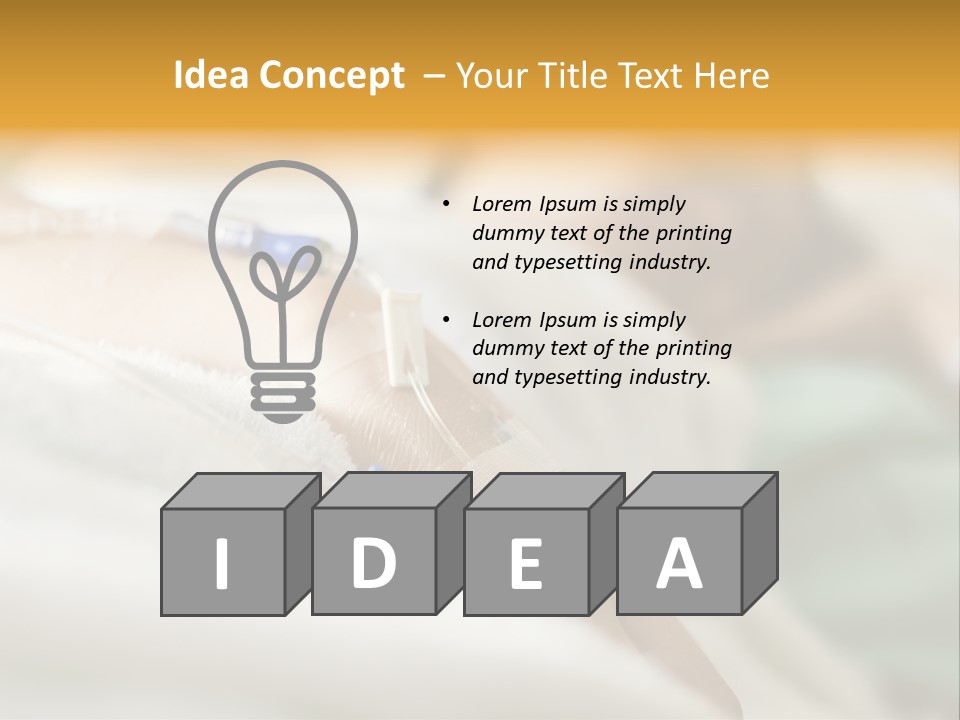 Hospital Physician Hope PowerPoint Template