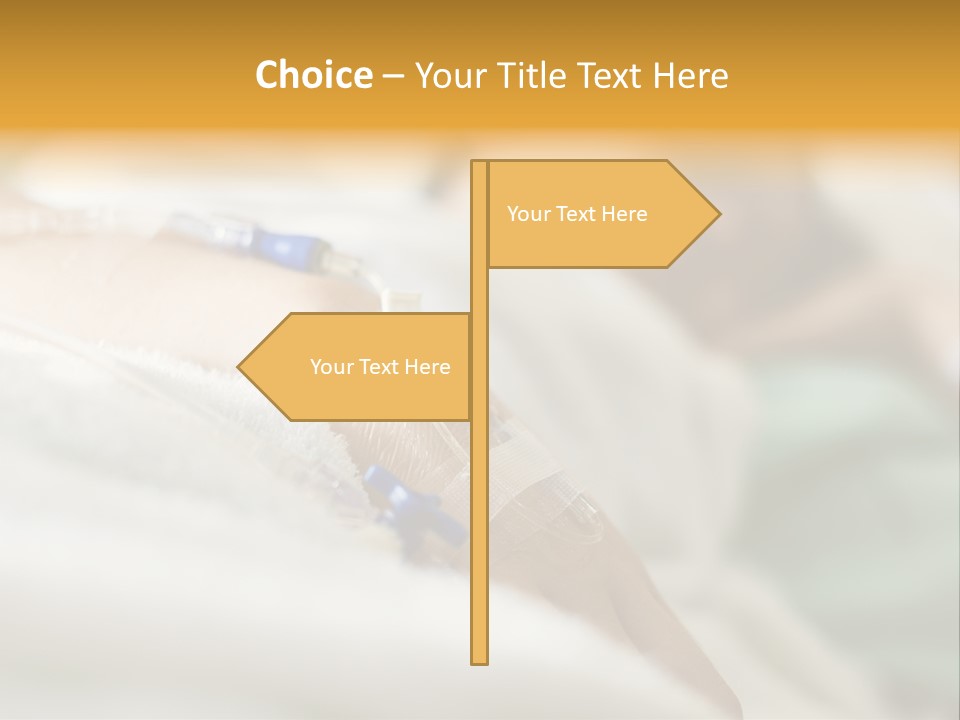 Hospital Physician Hope PowerPoint Template