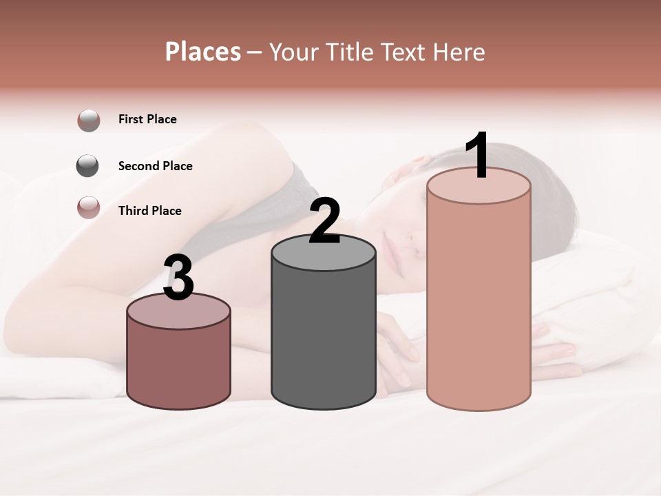 Horizontal Asleep Relax PowerPoint Template