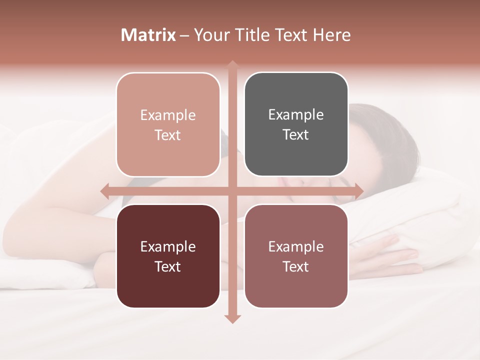 Horizontal Asleep Relax PowerPoint Template