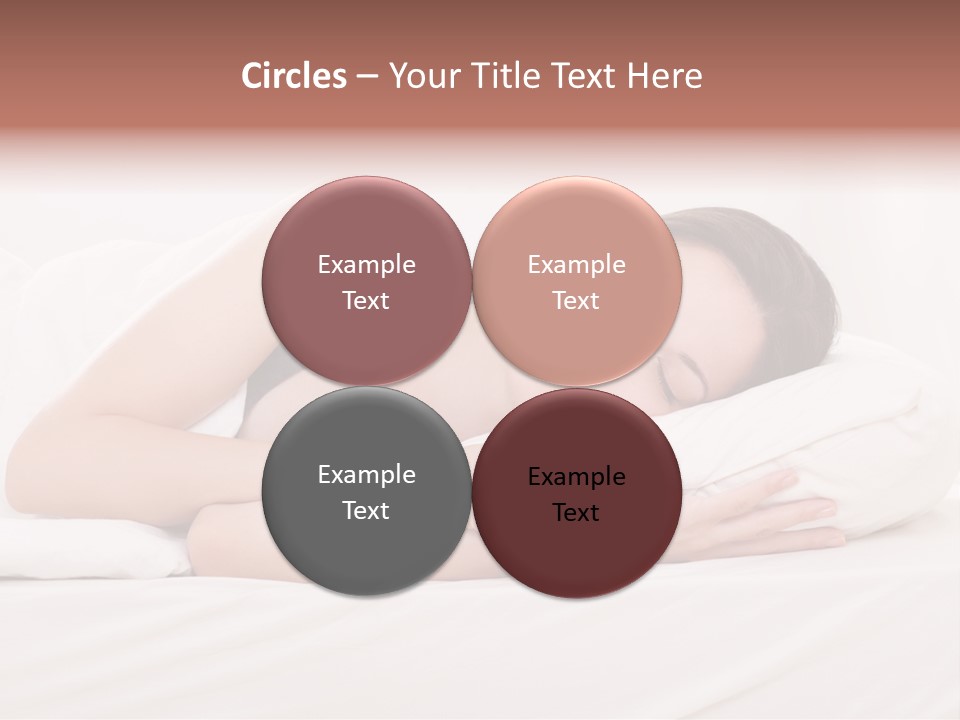 Horizontal Asleep Relax PowerPoint Template