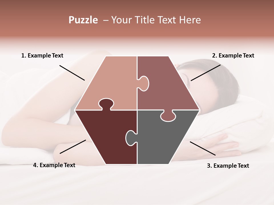 Horizontal Asleep Relax PowerPoint Template