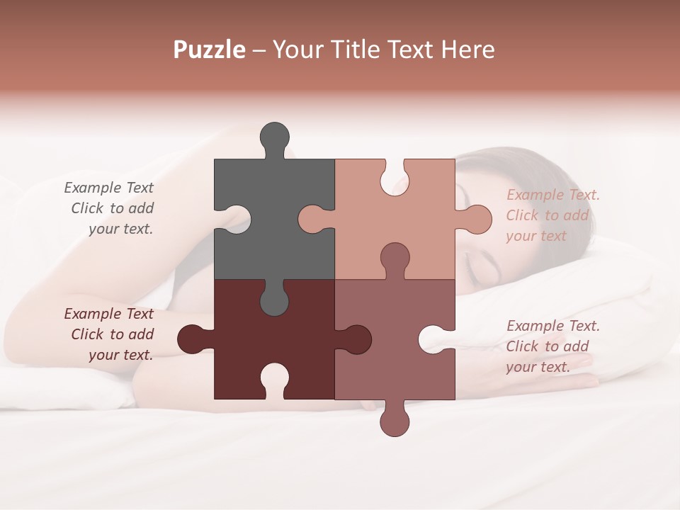 Horizontal Asleep Relax PowerPoint Template