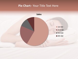 Horizontal Asleep Relax PowerPoint Template