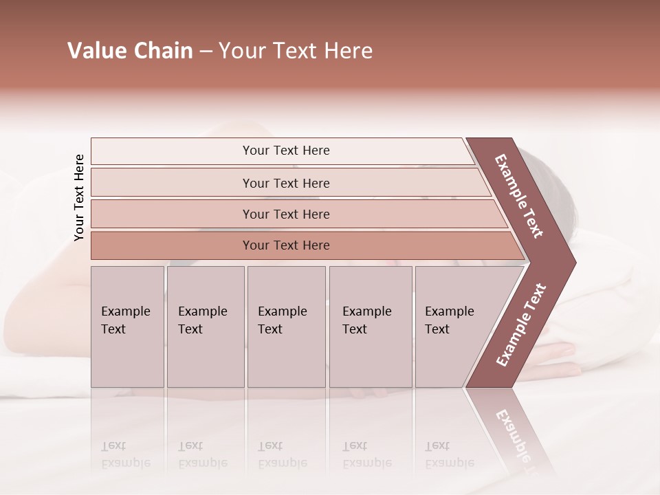 Horizontal Asleep Relax PowerPoint Template