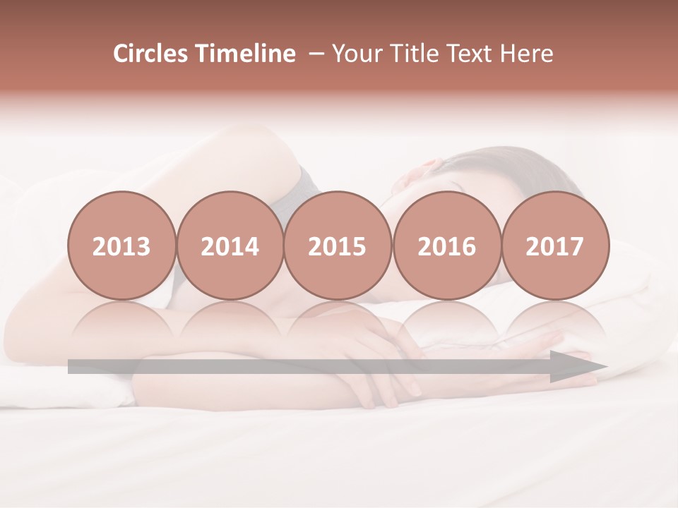 Horizontal Asleep Relax PowerPoint Template