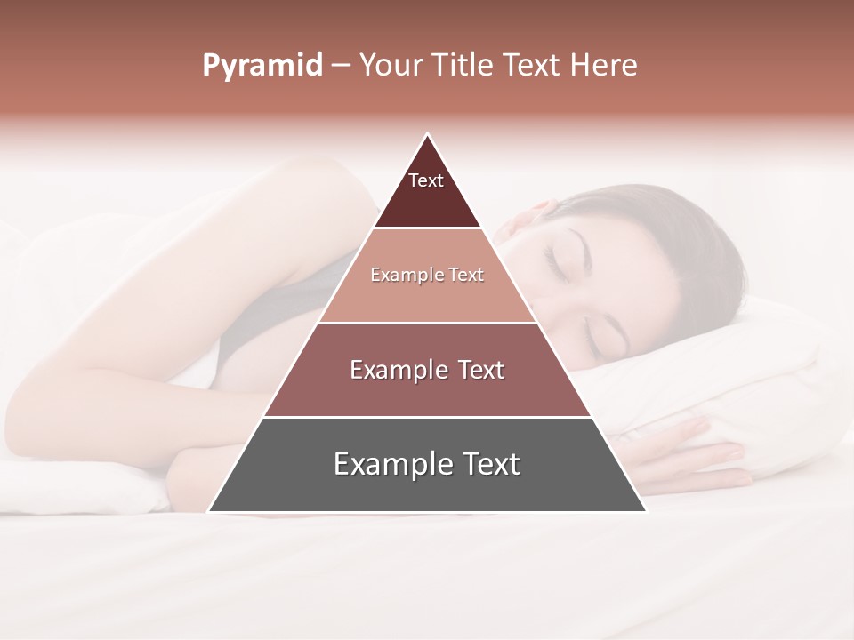 Horizontal Asleep Relax PowerPoint Template