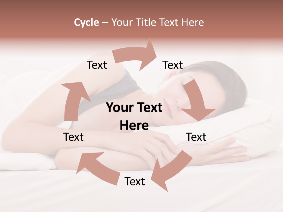 Horizontal Asleep Relax PowerPoint Template