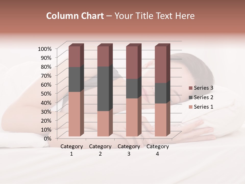 Horizontal Asleep Relax PowerPoint Template