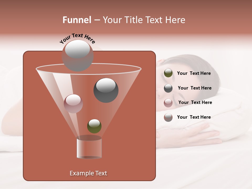 Horizontal Asleep Relax PowerPoint Template
