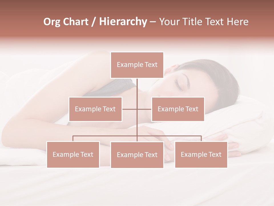 Horizontal Asleep Relax PowerPoint Template