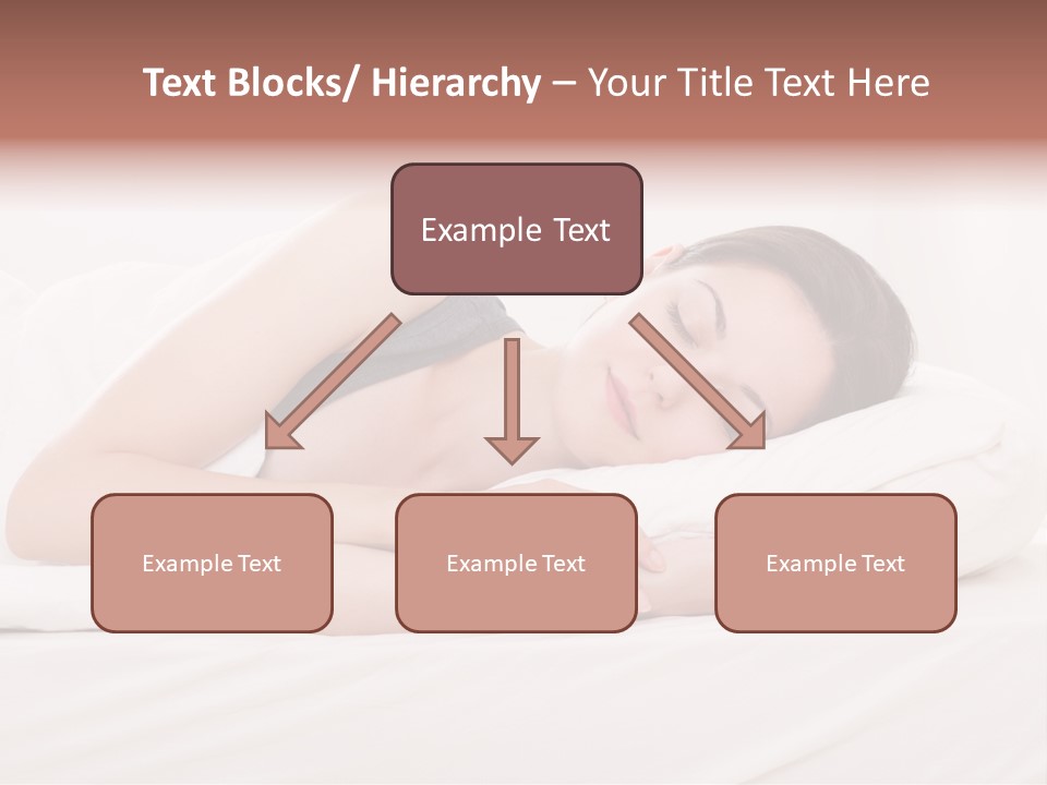 Horizontal Asleep Relax PowerPoint Template