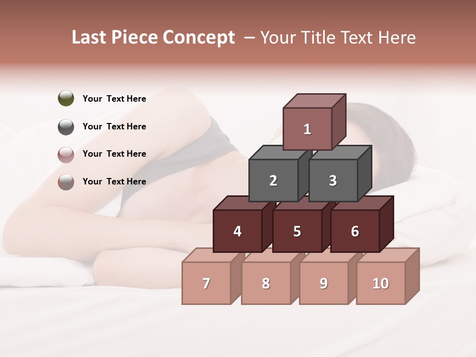 Horizontal Asleep Relax PowerPoint Template